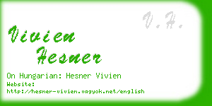 vivien hesner business card
